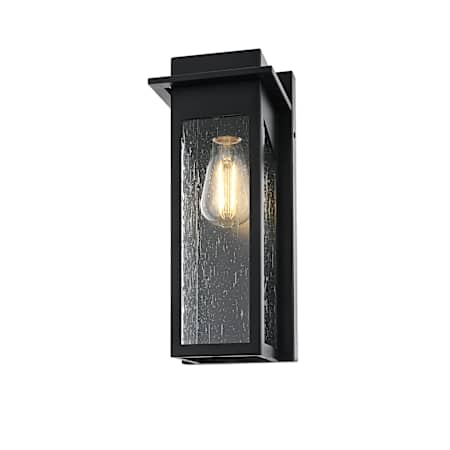Elegant Lighting Dunton 15" Tall Outdoor Wall Sconce Black