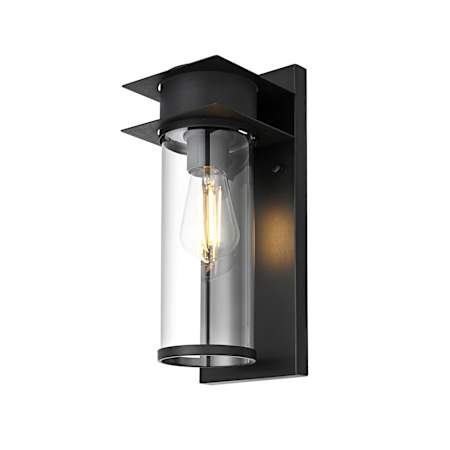 Elegant Lighting Westmont 14" Tall Outdoor Wall Sconce Black