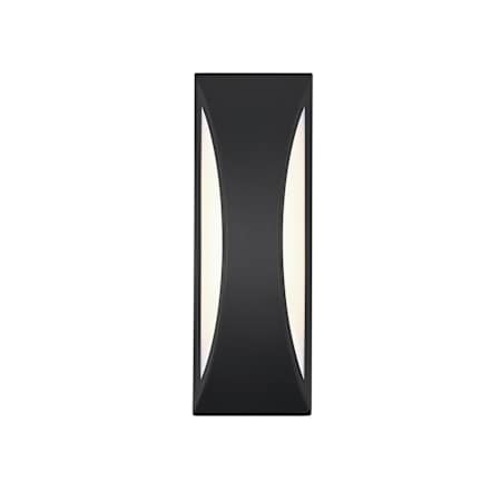 Elegant Lighting Zayn 14" Tall 12 Watt Outdoor Wall Sconce Black