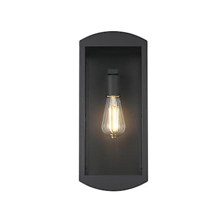 Elegant Lighting Miles 16" Tall Outdoor Wall Sconce Black
