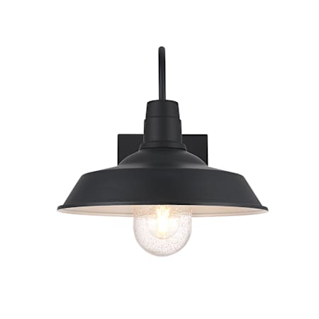 Elegant Lighting Rayan 15" Tall Outdoor Wall Sconce Black