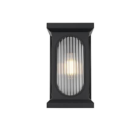 Elegant Lighting Sevyn 14" Tall Outdoor Wall Sconce Black