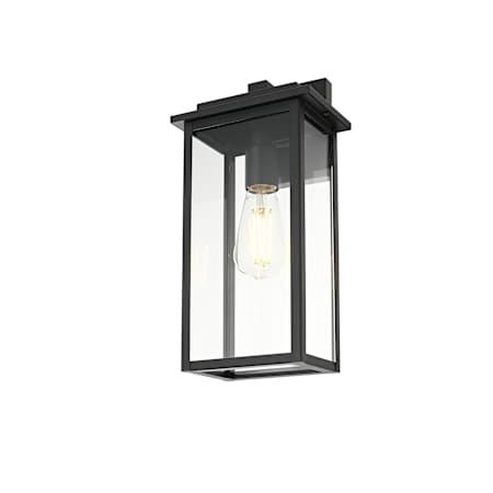 Elegant Lighting Kaysen 15" Tall Outdoor Wall Sconce Black