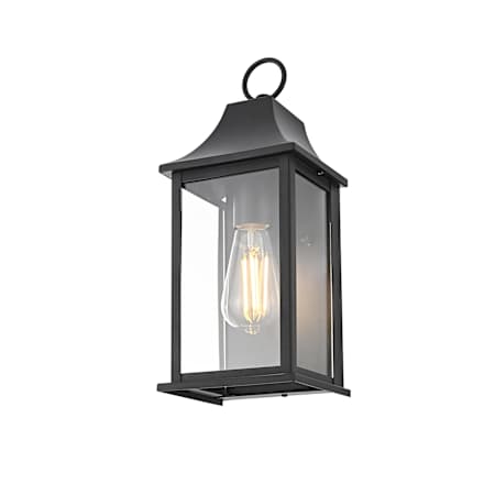 Elegant Lighting Shepard 15" Tall Outdoor Wall Sconce Black