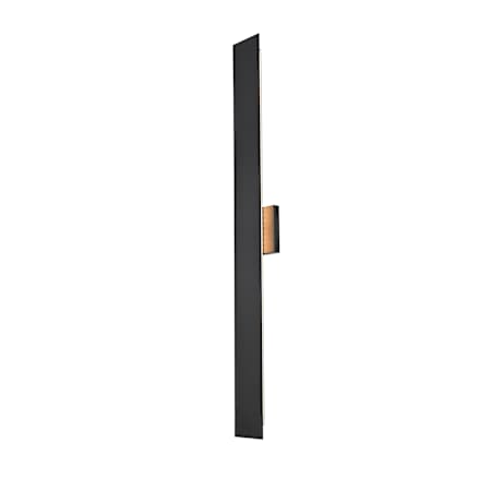 Elegant Lighting Waylen 40" Tall Outdoor Wall Sconce Black