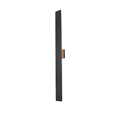 Elegant Lighting Waylen 48" Tall Outdoor Wall Sconce Black