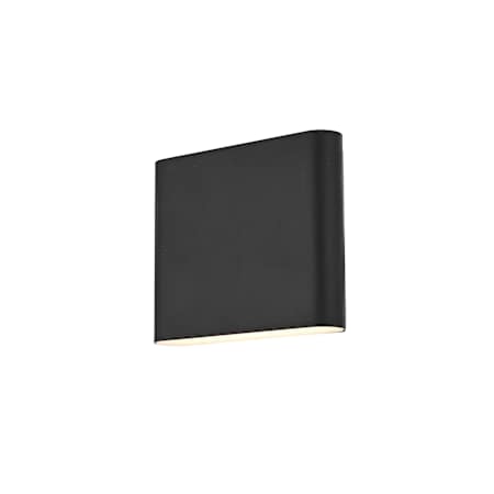 Elegant Lighting Clyde 5" Tall Outdoor Wall Sconce Black
