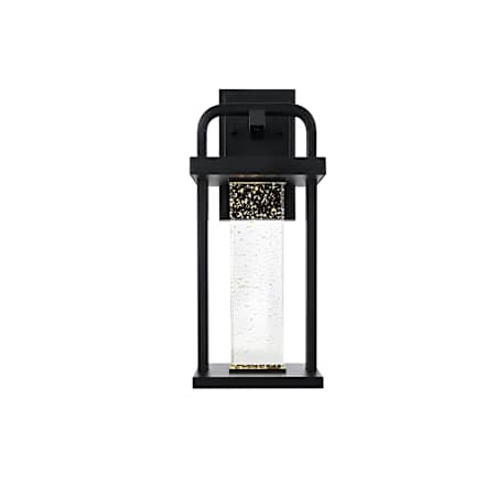Elegant Lighting Uriah 16" Tall Outdoor Wall Sconce Black