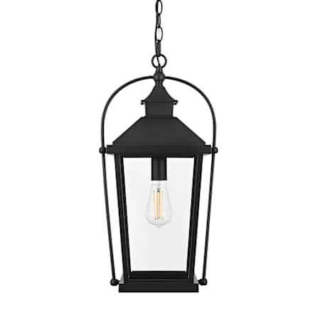 Elegant Lighting Luz 11" Wide Outdoor Pendant Black