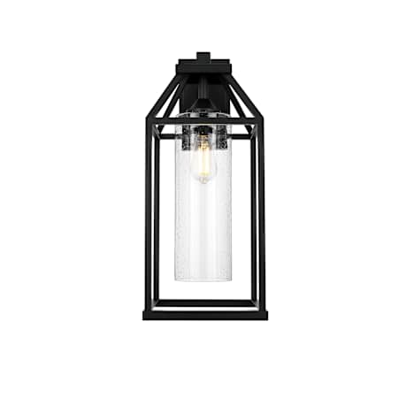Elegant Lighting Zora 24" Tall Outdoor Wall Sconce Black