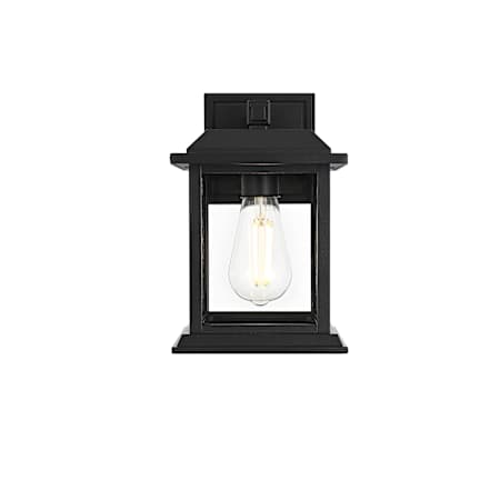 Elegant Lighting Araceli 10" Tall Outdoor Wall Sconce Black