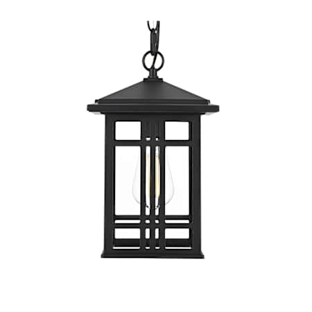 Elegant Lighting Harley 8" Wide Outdoor Mini Pendant Black