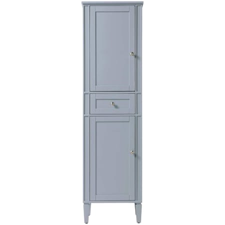 Elegant Lighting Park Avenue 72" x 20" MDF and Wood Free Standing Bathroom Linen Tower Grey