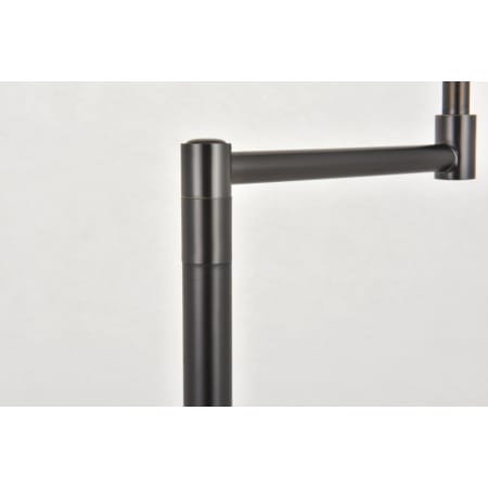 Bronze Finish Swing Arm Close Up