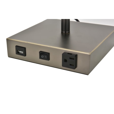 Bronze Finish USB Power Socket Close Up