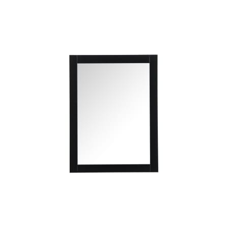 Elegant Lighting Aqua 27" W x 36" H Traditional Rectangular Framed Bathroom Wall Mirror Black