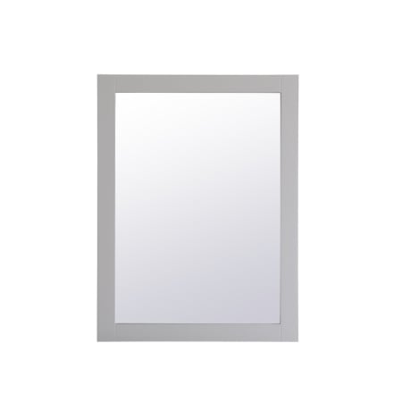 Elegant Lighting Aqua 27" W x 36" H Traditional Rectangular Framed Bathroom Wall Mirror Grey