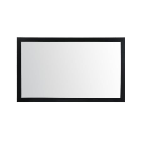 Elegant Lighting Aqua 60" W x 36" H Traditional Rectangular Framed Bathroom Wall Mirror Black