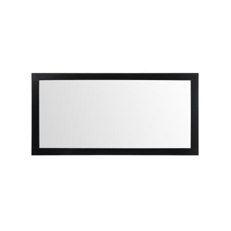 Elegant Lighting Aqua 72" W x 36" H Traditional Rectangular Framed Bathroom Wall Mirror Black