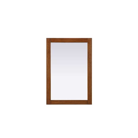 Elegant Lighting Norah 22"W x 32"H Rectangular Flat Medium Density Fiberboard (MDF) Framed Accent Mirror Brandy Walnut