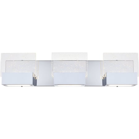Elegant Lighting Pollux 6 Light 22" Wide Integrated LED Bathroom Vanity Light Chrome