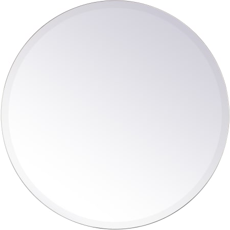 Elegant Lighting Gracin 24" Diameter Traditional Circular Frameless Bathroom Wall Mirror Clear