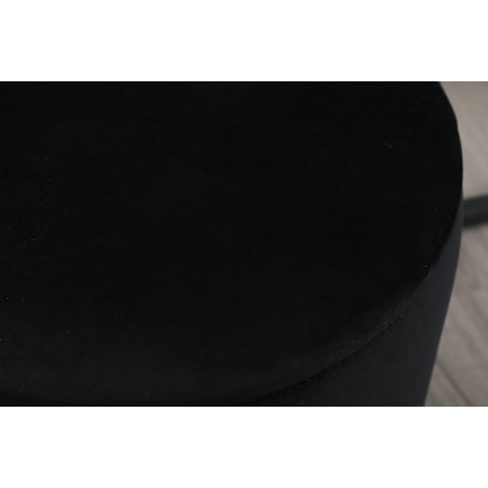 OT1015 storage ottoman in Black