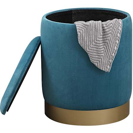 OT1015 storage ottoman in Blue