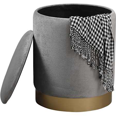 OT1015 storage ottoman in Grey