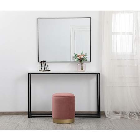 OT1015 storage ottoman in Pink