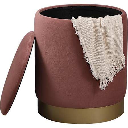 OT1015 storage ottoman in Pink