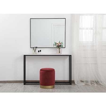 OT1015 storage ottoman in Red