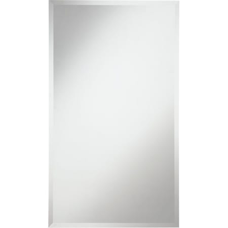 Elegant Lighting Aden 22" W x 38" H Rectangular Frameless Bathroom Mirror Clear Mirror