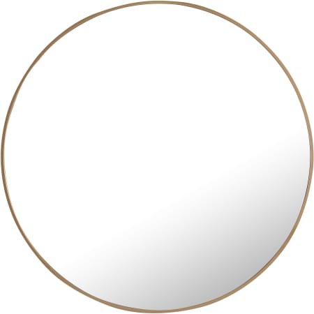 Elegant Lighting Eternity 32" Diameter Circular Metal Framed Bathroom Wall Mirror Brass