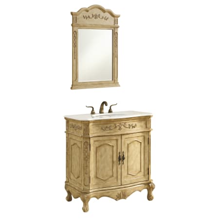 Elegant Decor VF10132AB Vanity - Alternate View