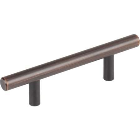 Elements Naples 3" Center to Center Solid Steel Bar Style Cabinet Handle / Drawer Pull with Mounting Hardware Dark Brushed Bronze