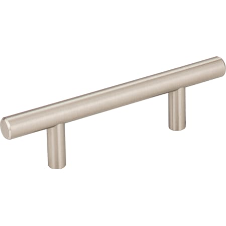 Elements Naples 3" Center to Center Solid Steel Bar Style Cabinet Handle / Drawer Pull with Mounting Hardware Satin Nickel