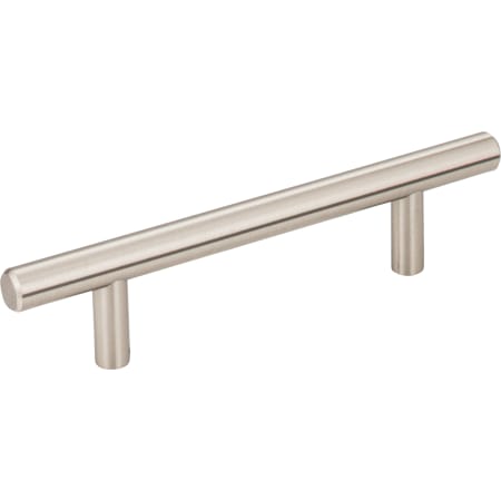 Elements Naples 3-3/4" (96mm) Center to Center Bar Style Solid Steel Cabinet Handle / Drawer Pull Satin Nickel