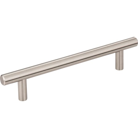 Elements Naples Short 5-1/16" (128 MM) Center to Center Solid Steel Bar Style Cabinet Handle / Drawer Pull - 6-7/8" Long Satin Nickel