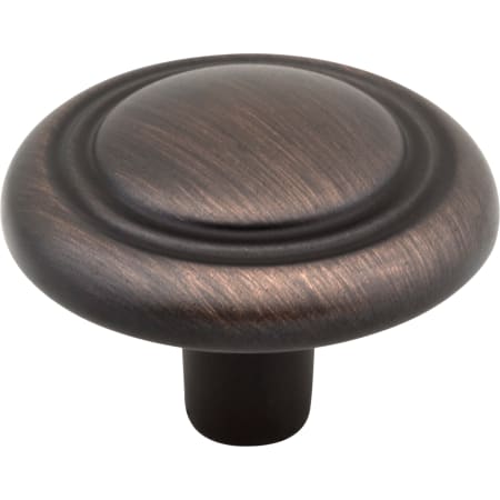 Elements Kingsport 1-1/4 Inch Antique Old World Round Ringed Mushroom Cabinet Knob / Drawer Knob Brushed Oil Rubbed Bronze