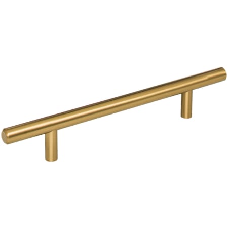 Elements Naples Long 5-1/16" (128 mm) Center to Center Solid Steel Bar Style Cabinet Handle / Drawer Pull - 8-1/16" Overall Length Satin Bronze