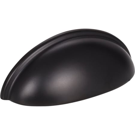 Elements Florence 3" Center to Center 3-11/16" Long Classic Cabinet Cup Handle / Drawer Cup Pull Matte Black