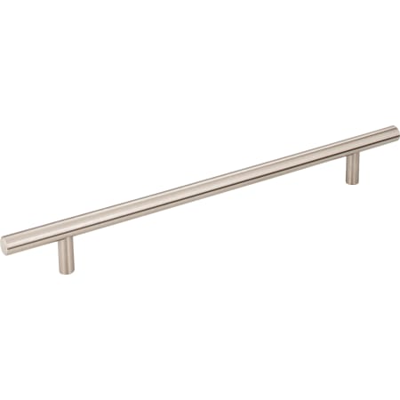 Elements Naples 8-13/16" (224mm) Center to Center Solid Steel Cabinet Bar Handle / Drawer Bar Pull Satin Nickel