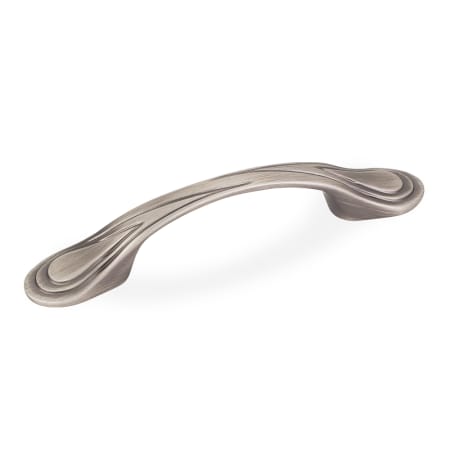 Elements Westbury 3" Center to Center Traditional Arch Bow Cabinet Handle / Drawer Pull Brushed Pewter