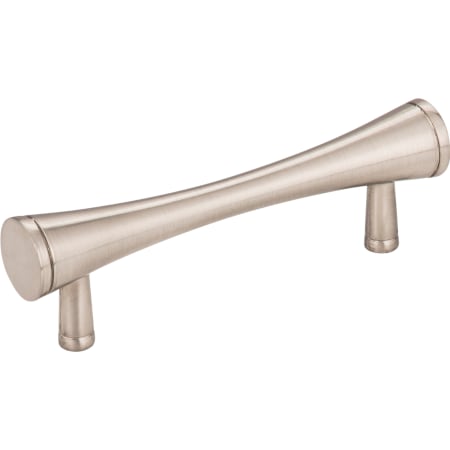 Elements Sedona 3" Center to Center Contemporary Ergonomic Hourglass Grip Cabinet Handle / Drawer Pull Satin Nickel