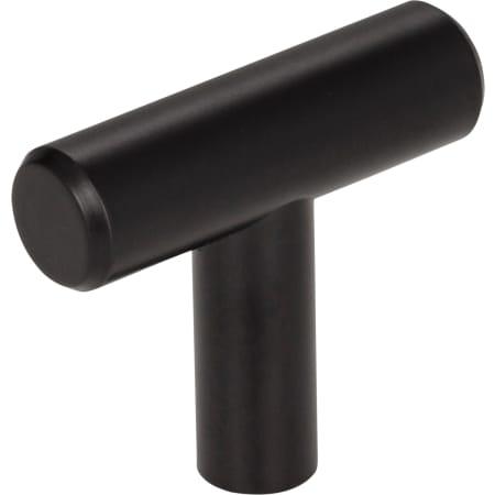 Elements Naples 1-9/16" Solid Steel "T" Bar Cabinet Knob / Drawer Knob with Mounting Hardware Matte Black