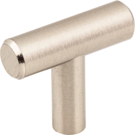 Elements Naples 1-9/16" Solid Steel "T" Bar Cabinet Knob / Drawer Knob with Mounting Hardware Satin Nickel