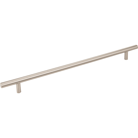 Elements Naples 21-7/16" (544mm) Center to Center Solid Steel Cabinet Bar Handle / Drawer Bar Pull with Mounting Hardware Satin Nickel