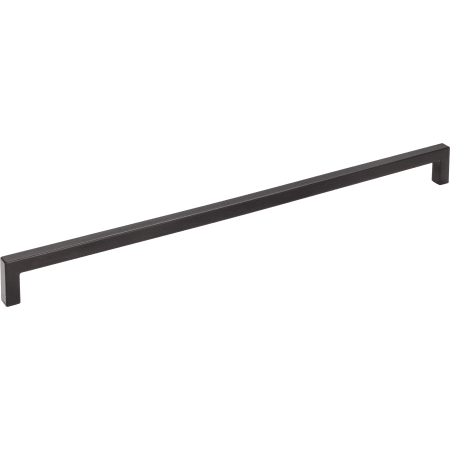 Elements Stanton 12-5/8" (320 mm) Center to Center Modern Square Large Cabinet Handle / Drawer Pull Matte Black