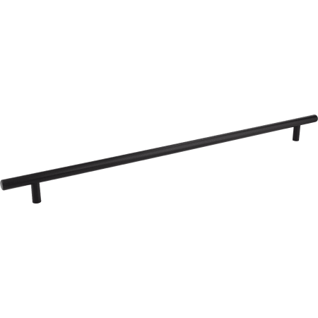 Elements Naples 25-1/5" (640mm) Center to Center Hollow Stainless Steel Bar Large Cabinet Handle / Drawer Bar Pull - Mounting Hardware Included Matte Black